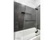 Bathroom with soaking tub and glass shower enclosure at 47970 N Navidad Ct, Gold Canyon, AZ 85118