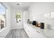 Bright white pantry with ample counter space and storage at 47970 N Navidad Ct, Gold Canyon, AZ 85118