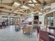 Spacious clubhouse with high ceilings, fireplace, and seating at 9708 E Via Linda -- # 2322, Scottsdale, AZ 85258