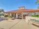 Community building with tiled entryway and seating at 9708 E Via Linda -- # 2322, Scottsdale, AZ 85258