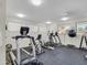 Well-equipped fitness center with treadmills, ellipticals, and weight machines at 9708 E Via Linda -- # 2322, Scottsdale, AZ 85258