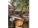 Private patio with seating and a view of the community at 9708 E Via Linda -- # 2322, Scottsdale, AZ 85258
