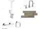 Selection of sink, faucet, toilet, tile, and bathroom fixtures at 11029 E Ulysses Ave, Mesa, AZ 85212
