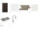 Sample selections for cabinet, countertop, backsplash and flooring at 11029 E Ulysses Ave, Mesa, AZ 85212