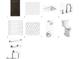 Selections of cabinet, countertop, tile, and bathroom fixtures at 11029 E Ulysses Ave, Mesa, AZ 85212