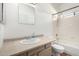 Simple bathroom with single vanity and bathtub at 1220 N Cliffside Dr, Gilbert, AZ 85234