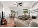 Spacious living area with dining table and seating at 1220 N Cliffside Dr, Gilbert, AZ 85234
