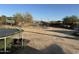 Backyard with trampoline and sparse vegetation at 12629 S Tuthill Rd, Buckeye, AZ 85326