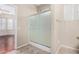 Bathroom with sliding glass shower door at 15041 W Wrigley Way, Surprise, AZ 85374
