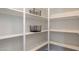 Walk-in pantry with ample shelving for storage at 15214 N Elena Dr, Fountain Hills, AZ 85268