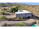 Luxury home with mountain views, a pool, and a large driveway at 15848 E Palomino Blvd, Fountain Hills, AZ 85268