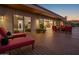 Expansive deck with lounge chairs offering beautiful sunset views at 15848 E Palomino Blvd, Fountain Hills, AZ 85268