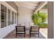 Relaxing patio with comfortable seating and French doors at 4802 N 46Th St, Phoenix, AZ 85018