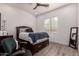Bright bedroom with a double bed and built-in drawers at 7130 W Rowel Rd, Peoria, AZ 85383