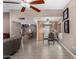 Kitchen with breakfast nook and view into dining area at 10322 W Manzanita Dr, Sun City, AZ 85373