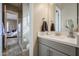 Clean bathroom with a single vanity and a toilet at 15834 S 177Th Ave, Goodyear, AZ 85338