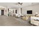 Spacious living room with light carpet and modern furniture at 1623 E Hidalgo St, Apache Junction, AZ 85119