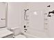 Updated bathroom with a tub and shower combination at 17124 N Melissa Ln, Surprise, AZ 85374