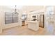 Modern kitchen with stainless steel appliances and an island at 17124 N Melissa Ln, Surprise, AZ 85374