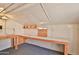 Workshop with built-in shelving and workbenches at 17124 N Melissa Ln, Surprise, AZ 85374