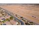 Aerial view of a new housing development under construction at 1806 E Azafran Trl, Queen Creek, AZ 85140
