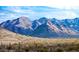Scenic view of majestic mountains and desert landscape at 18116 W Silverwood Dr, Goodyear, AZ 85338