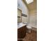 Clean bathroom with a tub, toilet and wood vanity at 2233 E Behrend Dr # 24, Phoenix, AZ 85024