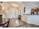 Bright and spacious entryway with tile flooring and a console table at 26463 W Sierra Pinta Dr, Buckeye, AZ 85396