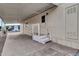 Covered patio and exterior access at 300 S Val Vista Dr # 152, Mesa, AZ 85204
