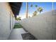 Private backyard with artificial turf and block wall at 3001 N 38Th St # 11, Phoenix, AZ 85018