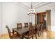 Formal dining room with large table and chandelier at 36578 N Boulder View Dr, Scottsdale, AZ 85262