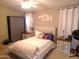 Bedroom with neutral decor and ample closet space at 9333 E University Dr # 196, Mesa, AZ 85207