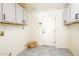 Laundry room with cabinets and built-in storage at 17765 W Summit Dr, Goodyear, AZ 85338