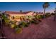 House with backyard patio, landscaping, and desert landscaping at 23206 N Del Monte Dr, Sun City West, AZ 85375