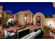 Relaxing courtyard with seating area and fountain at 23206 N Del Monte Dr, Sun City West, AZ 85375