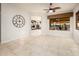 Dining area with tile floors and view to backyard at 23206 N Del Monte Dr, Sun City West, AZ 85375