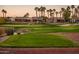 View of a golf course with water feature at 23206 N Del Monte Dr, Sun City West, AZ 85375