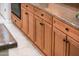 Elegant kitchen with light wood cabinets and granite at 23206 N Del Monte Dr, Sun City West, AZ 85375