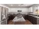 Modern kitchen with granite countertops and stainless steel appliances at 3109 E Denim Trl, San Tan Valley, AZ 85143
