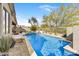 Stunning pool and spa with a spacious patio and beautiful landscaping at 34041 N 43Rd St, Cave Creek, AZ 85331