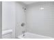 Clean bathroom with shower/tub combo and tile flooring at 3828 N 32Nd St # 120, Phoenix, AZ 85018