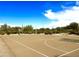 Outdoor basketball court with desert landscape backdrop at 5822 E Bramble Berry Ln, Cave Creek, AZ 85331
