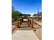 Community footbridge with wooden beams and metal railings at 5822 E Bramble Berry Ln, Cave Creek, AZ 85331