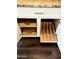 Organized kitchen cabinets with pull-out drawers and dividers at 5822 E Bramble Berry Ln, Cave Creek, AZ 85331