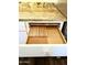 Kitchen drawer with built in knife block and butcher block at 5822 E Bramble Berry Ln, Cave Creek, AZ 85331