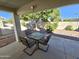 Small patio with seating area, great for enjoying the outdoors at 5830 E Mckellips Rd # 50, Mesa, AZ 85215