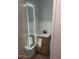 Contemporary bathroom with modern vanity, neutral colors and a sleek mirror at 5954 W Townley Ave, Glendale, AZ 85302