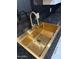 Modern kitchen sink with gold faucet and fixtures at 5954 W Townley Ave, Glendale, AZ 85302