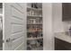 Well-organized pantry with ample shelving for storage at 640 S Olympic Dr, Gilbert, AZ 85296