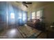 Cozy living room with comfortable seating and large windows at 650 N Hawes Rd # 3702, Mesa, AZ 85207